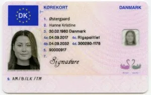 Buy Danish drivers Licensee